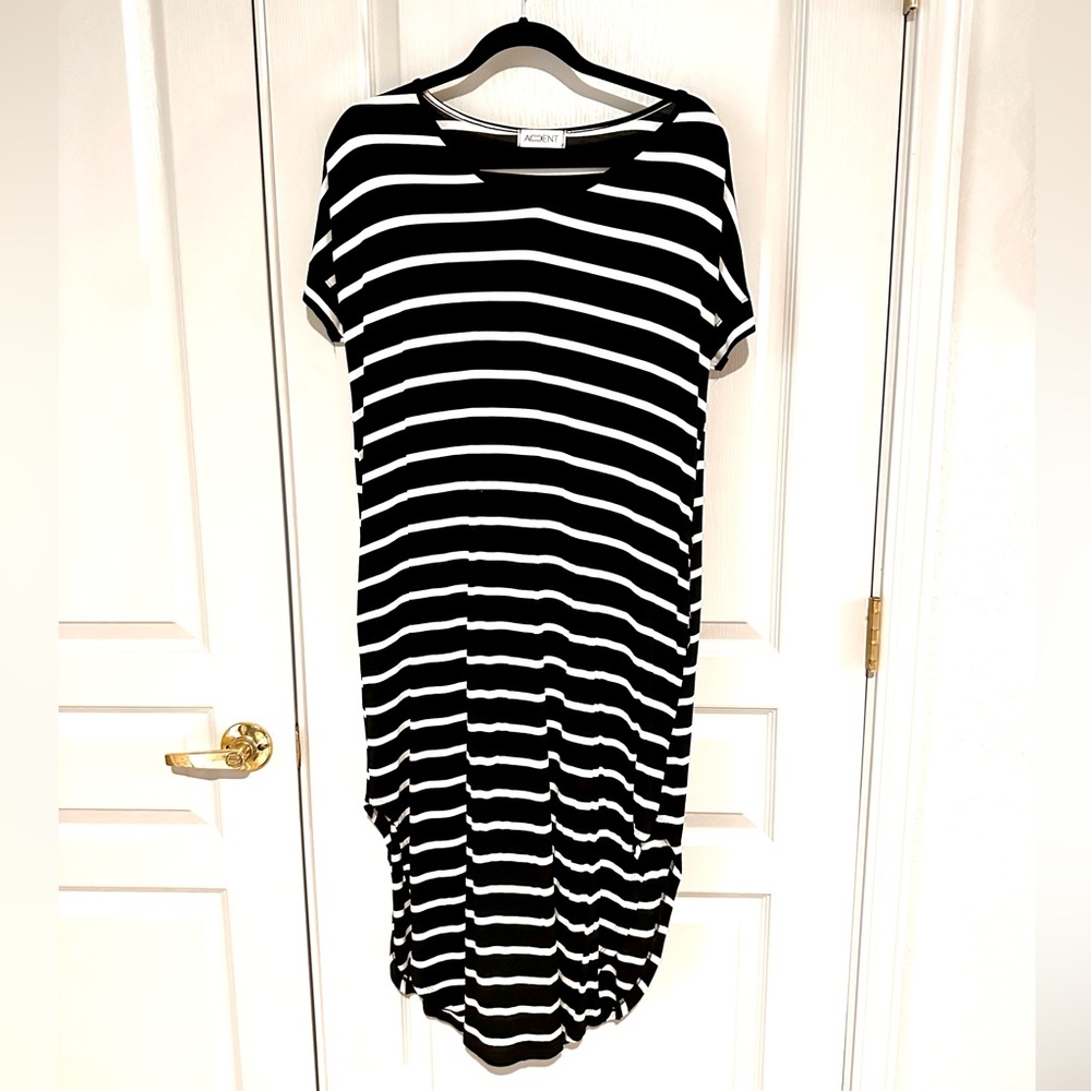 Striped T-shirt dress